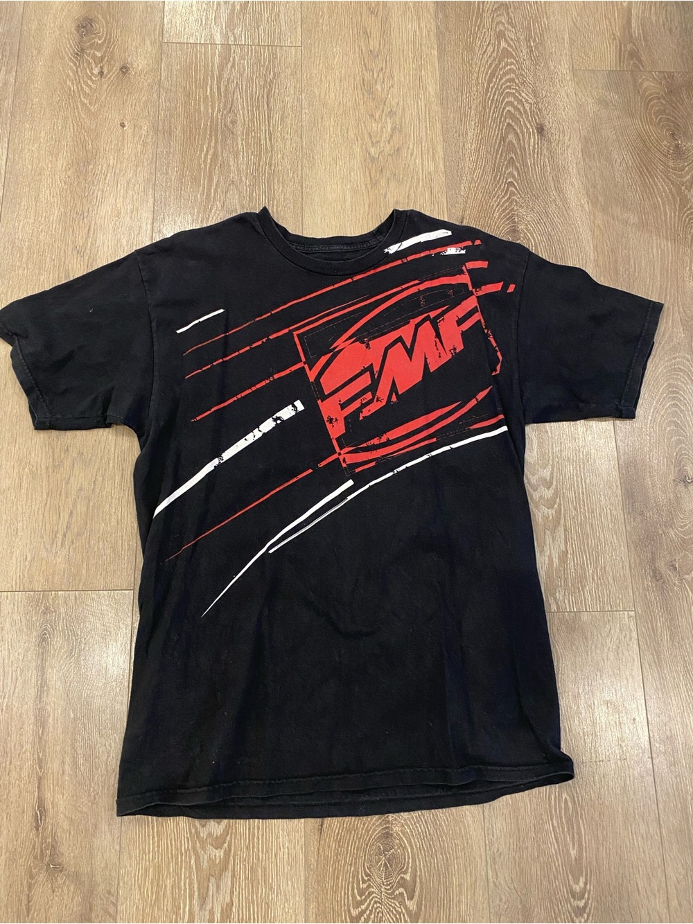 FMF Black Short Sleeve Graphic Tee for Men